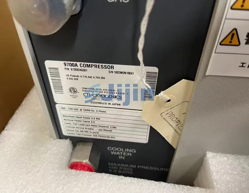 New CTI 9700A COMPRESSOR, PN: 8135924G001
