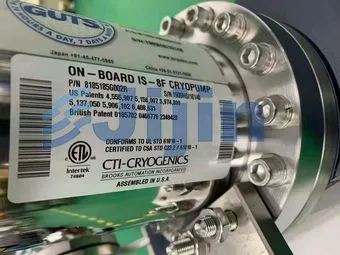 Used CTI ON-BOARD 8F CRYOPUMP, PN: 8185185G002R