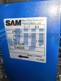 Used Tokyo Electron Aviza TEL 2481G1 Hitachi MFC