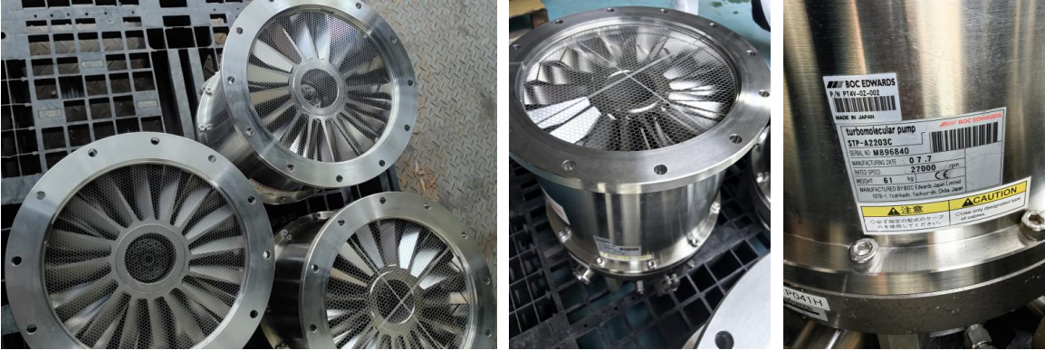 Shipment of Three Pre-Owned Edwards STP-A2203C Molecular Pumps to Nanjing